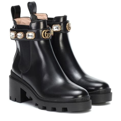 scarpe gucci sabot|Gucci ankle boots.